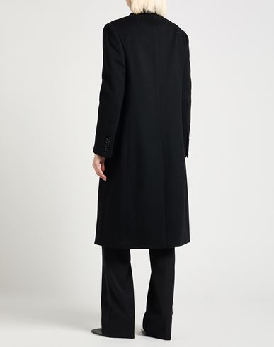 Woman Coat Black Size 4 Wool