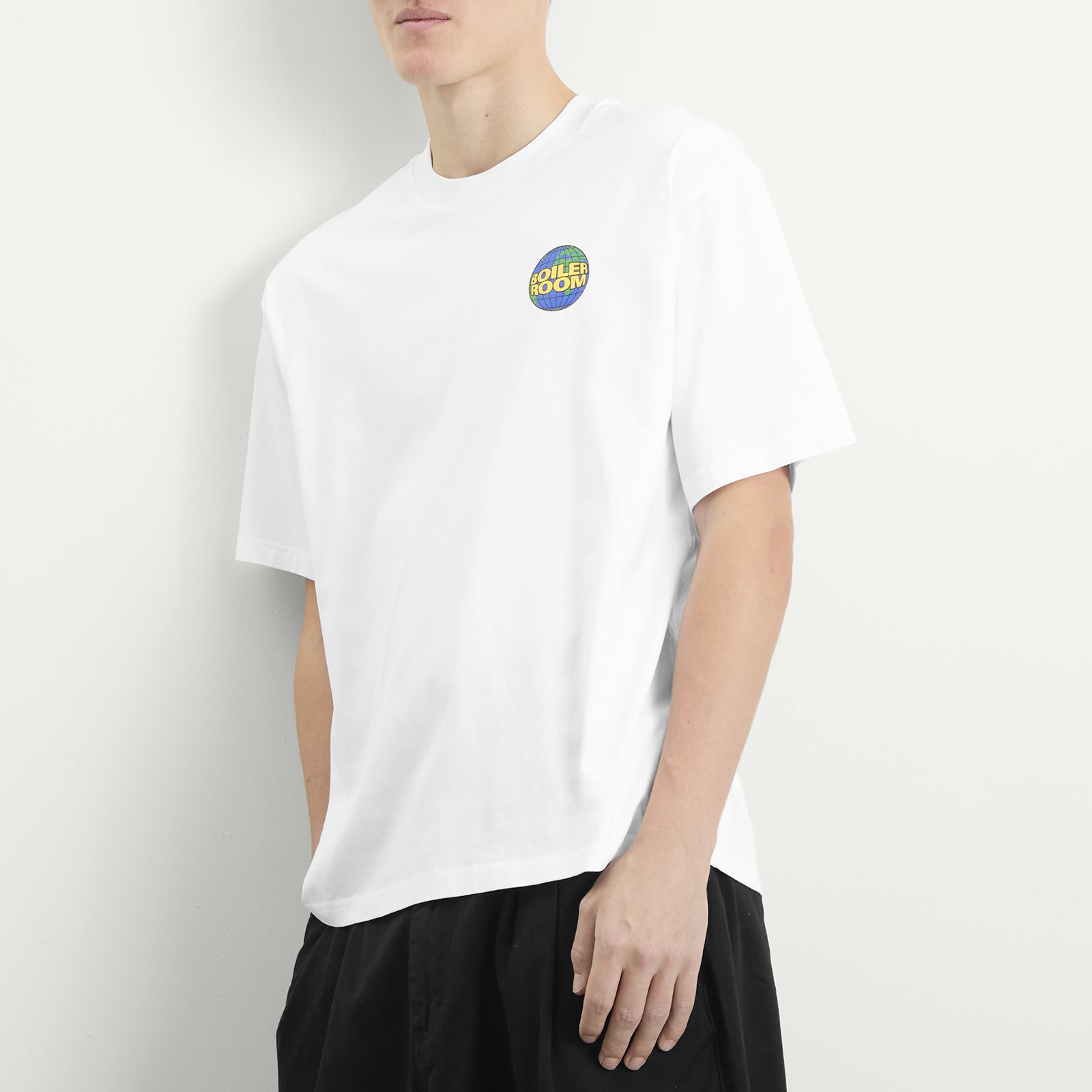 Men's Globe Logo T-Shirt White