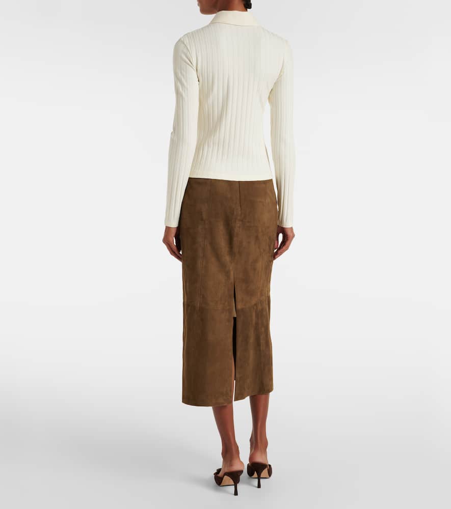 Vince Ribbed-knit cardigan