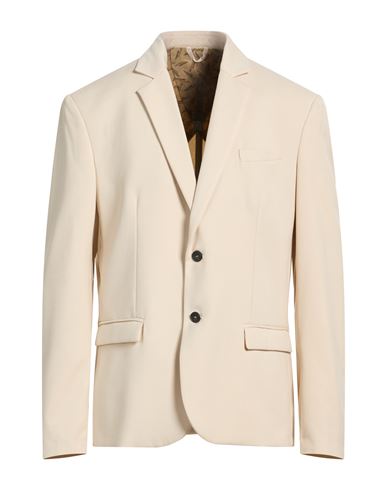 Man Blazer Beige Size XXL Polyester, Viscose, Elastane