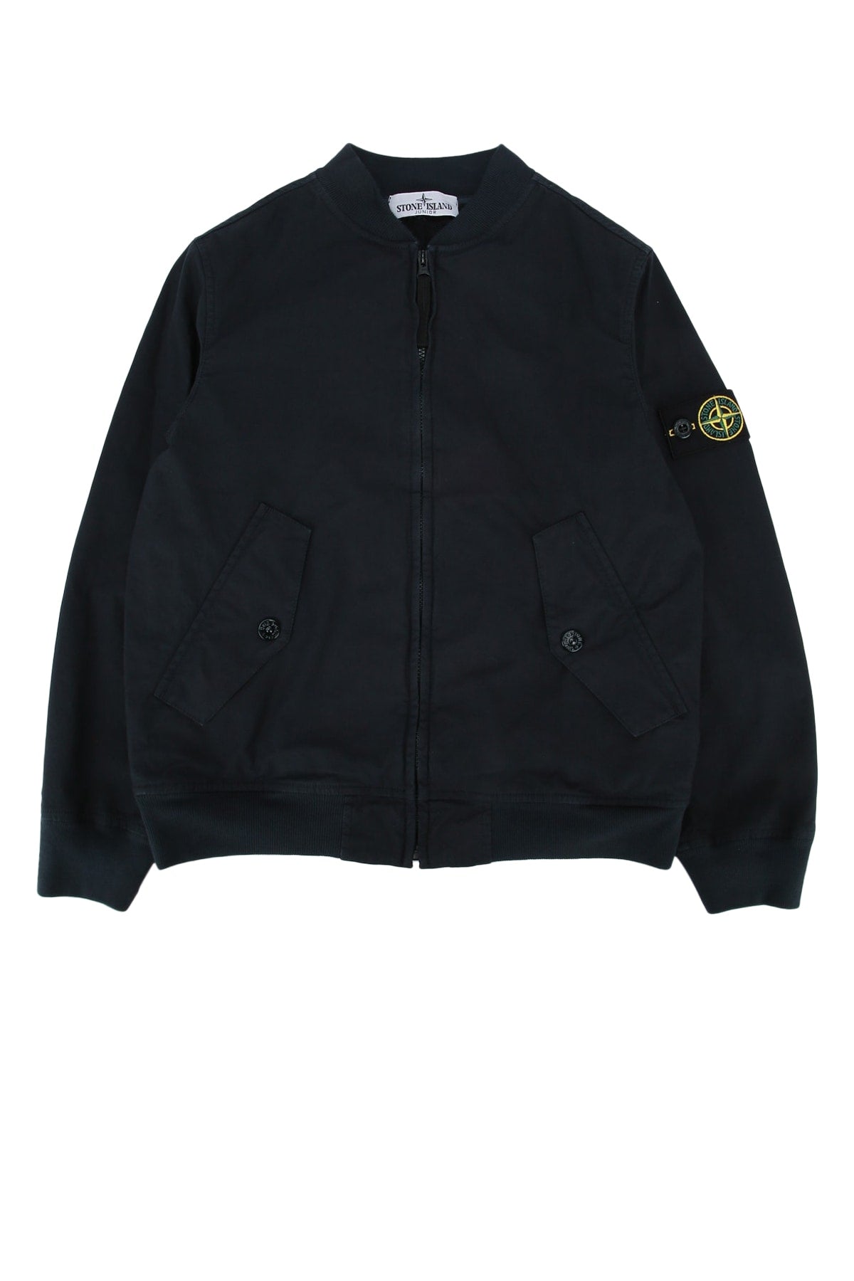 Cotton-Elastan Capo Jacket — Navy
