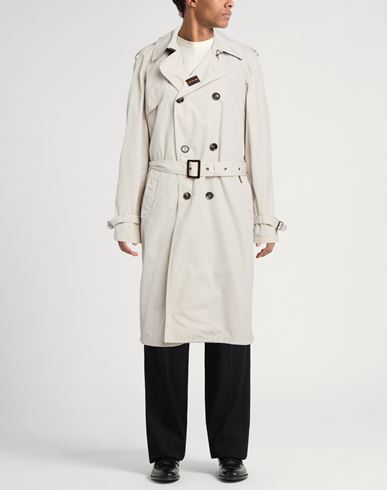 Man Overcoat & Trench Coat Beige Size 38 Polyester
