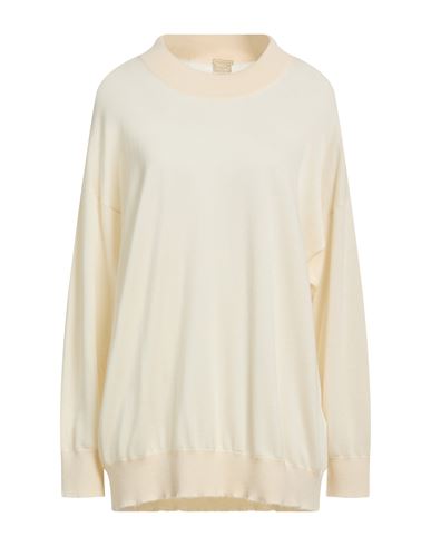 Woman Sweater Cream Size L Cashmere