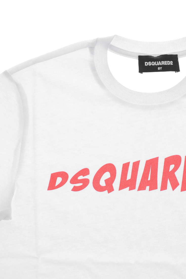 Boys White Regular T-Shirt