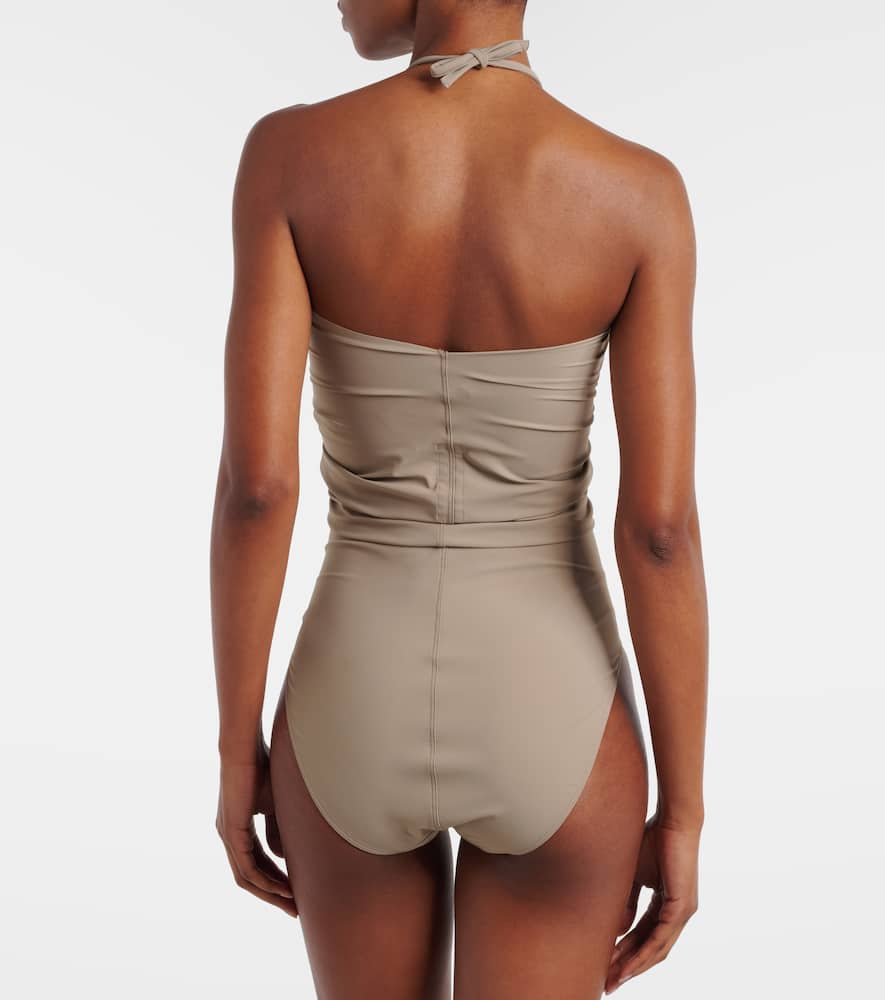 Prong cutout swimsuit