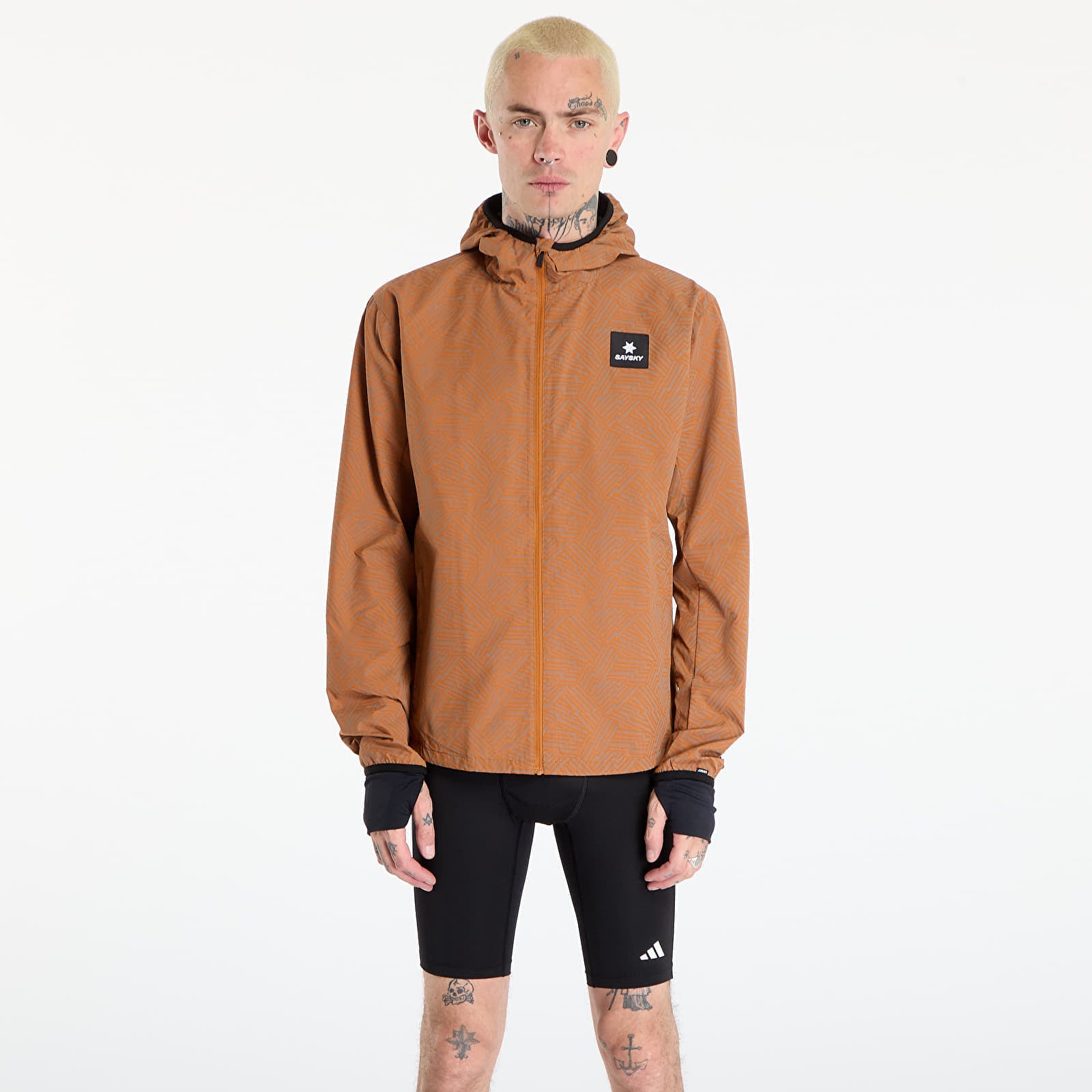Jacket SAYSKY Reflective Blaze Jacket Orange Aop
