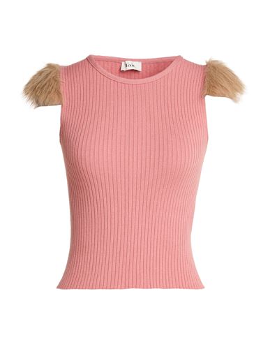 Woman Sweater Salmon pink Size S Viscose, Polyester, Polyamide