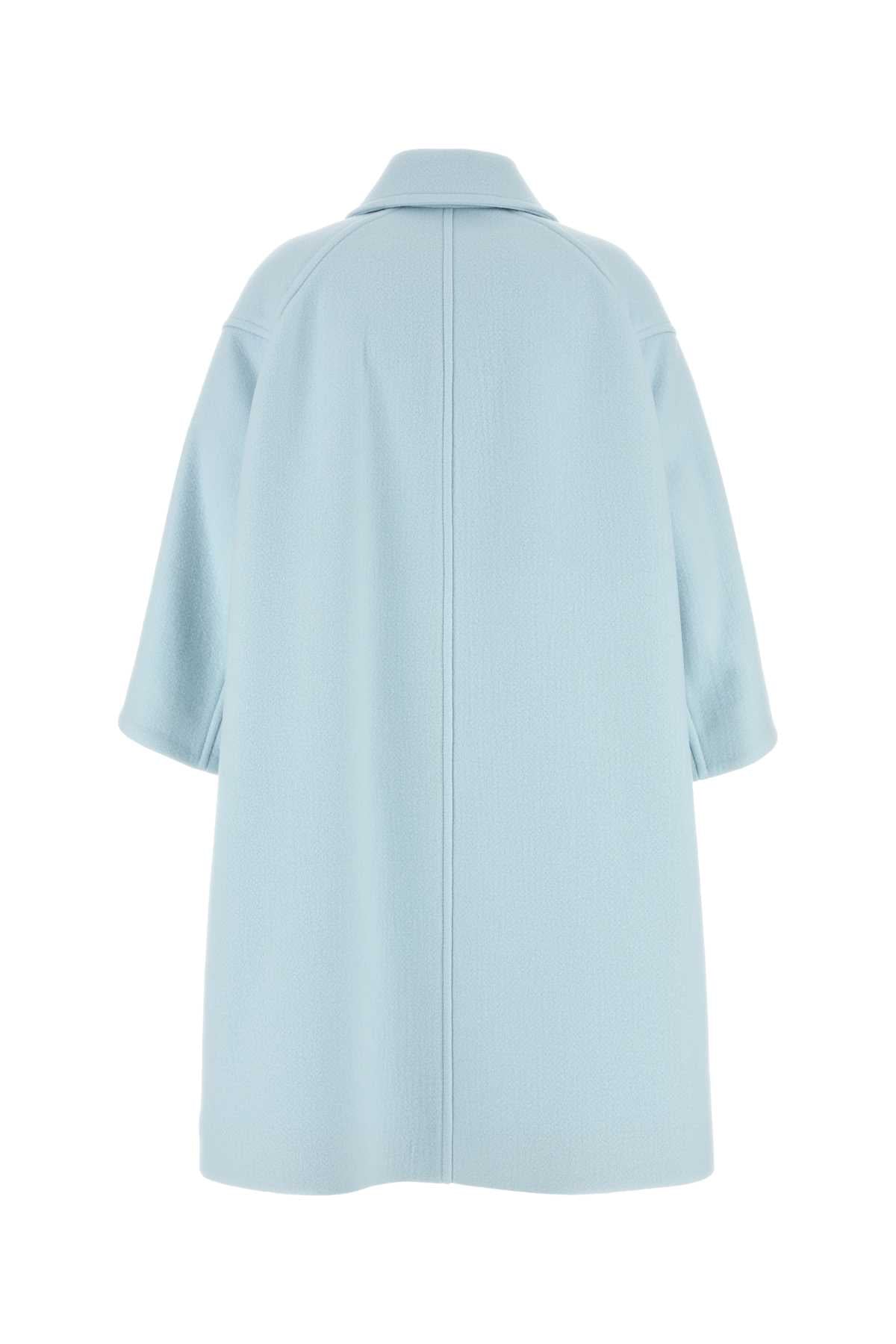 Bottega Veneta Light Blue Cashmere Coat