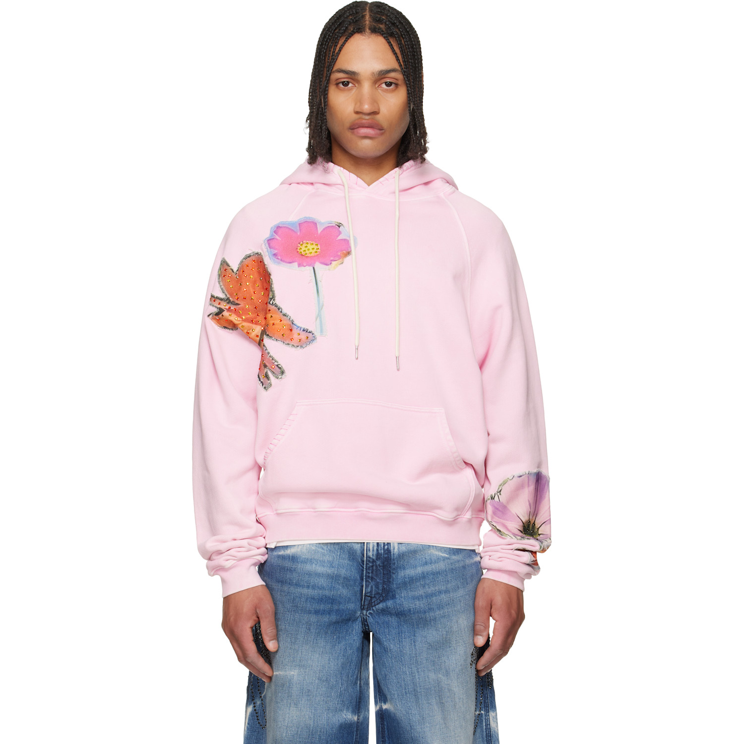 Pink Altamont CDLL French Terry L-S Raglan Hoodie