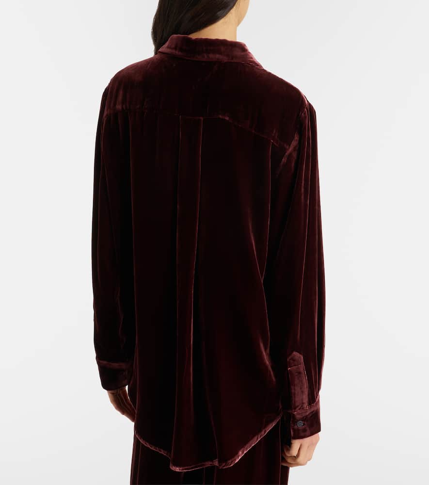 London velvet shirt