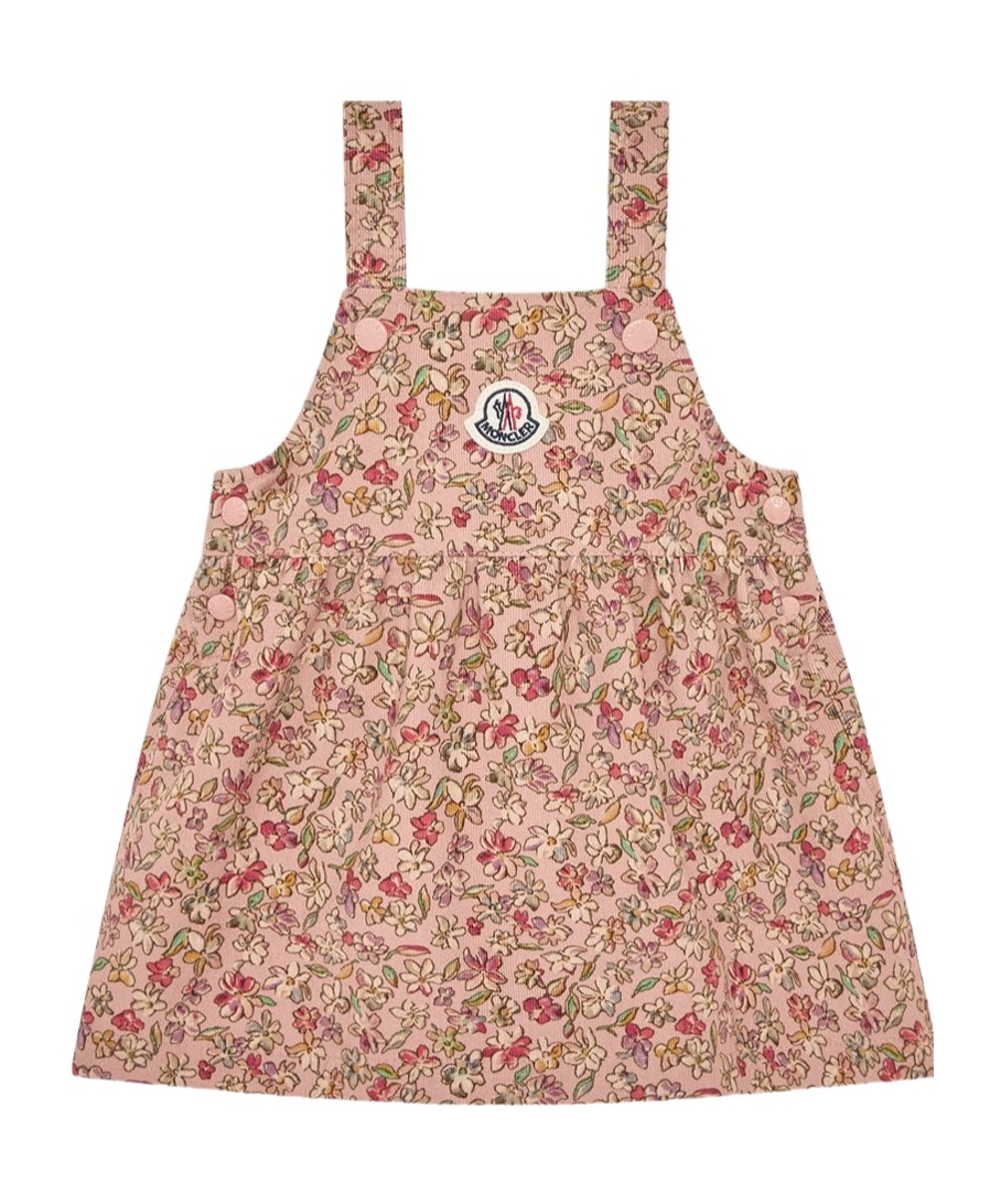 Printed Corduroy Dress
