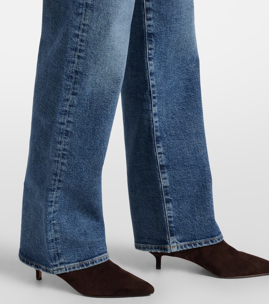 Harper mid-rise straight jeans