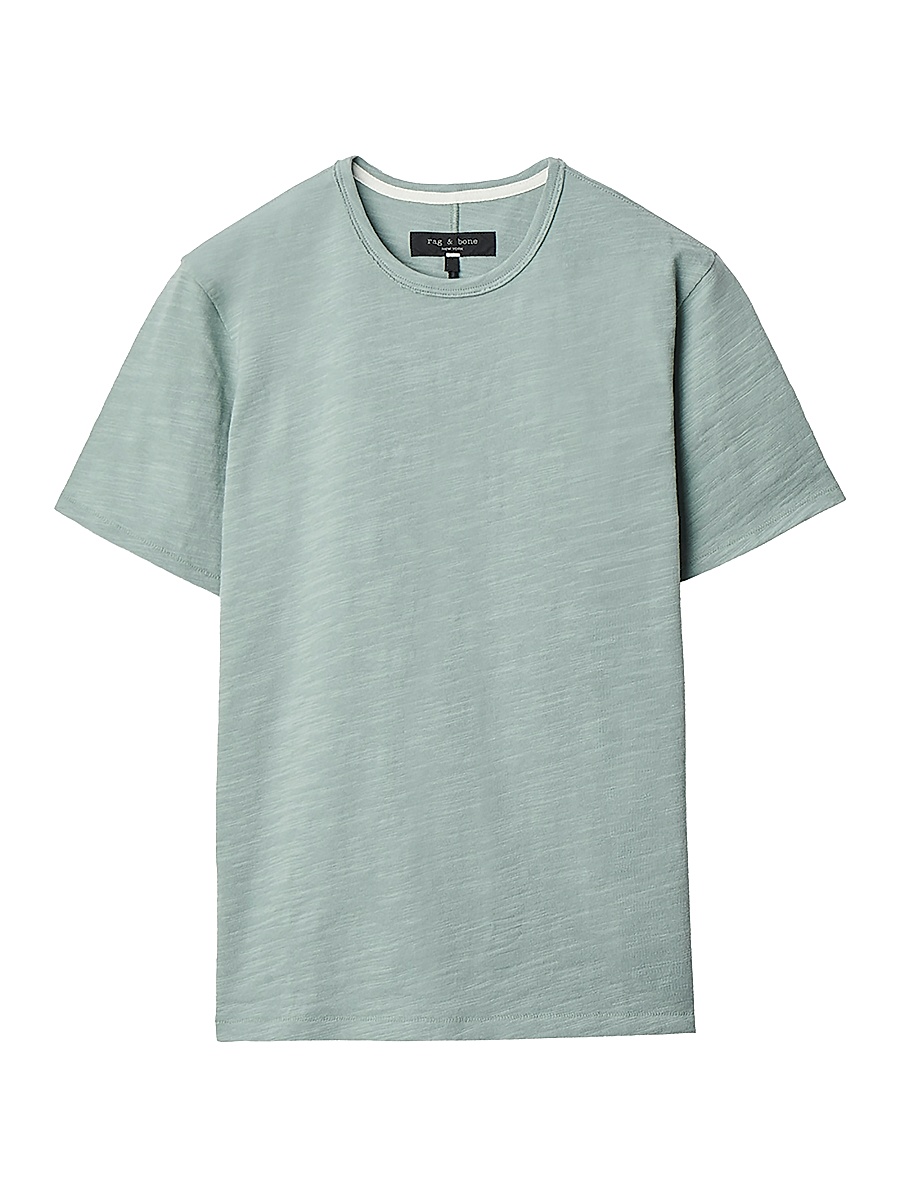 Men's Flame Cotton T-Shirt - Blue Grey