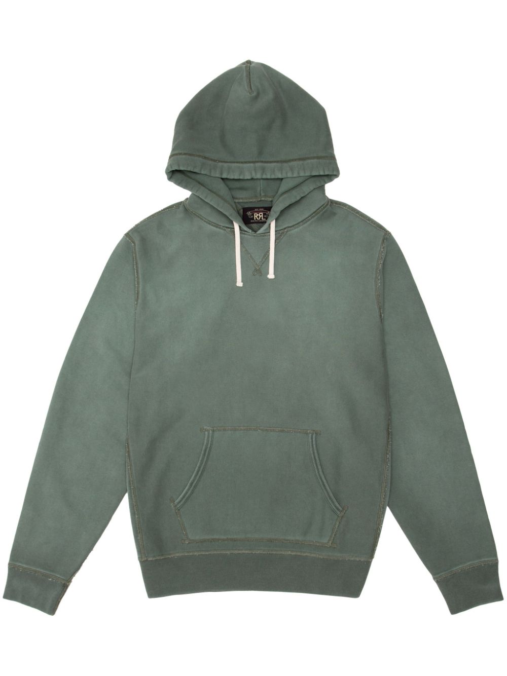 Cotton fleece hoodie - Green