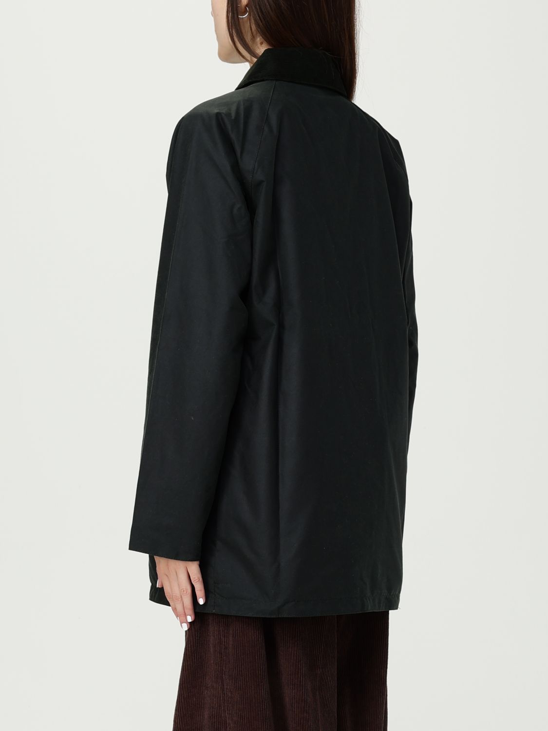 Waxed cotton coat - Green