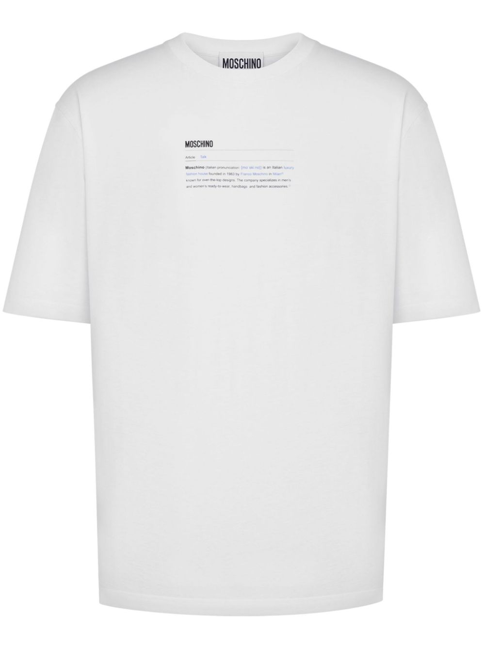 Logo-print cotton t-shirt - White