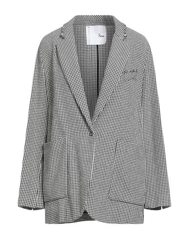 Conscious Woman Blazer White Size M Recycled cotton, Cotton, Acrylic