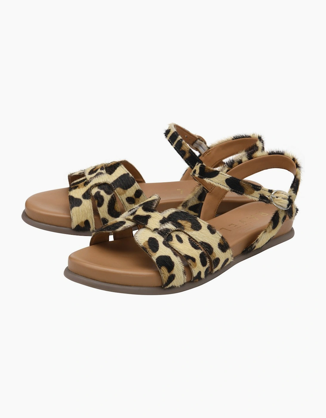 Ravel Women's Keld Womens Sandals - Leopard Print Leathe