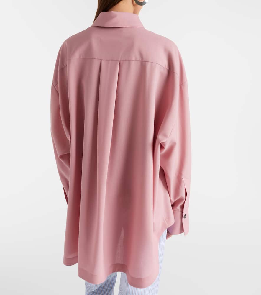 Diana asymmetric oversized shirt