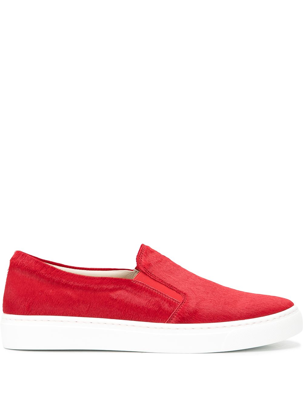 Round-toe slip-on sneakers - Black