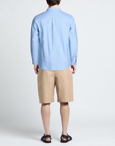 Lyle & Scott Vintage Man Shirt Sky blue Size XS Organic cotton