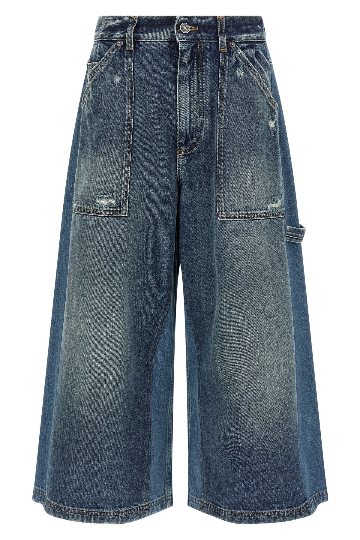 Denim Bermuda Shorts