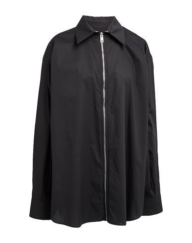 Woman Shirt Black Size 4 Cotton