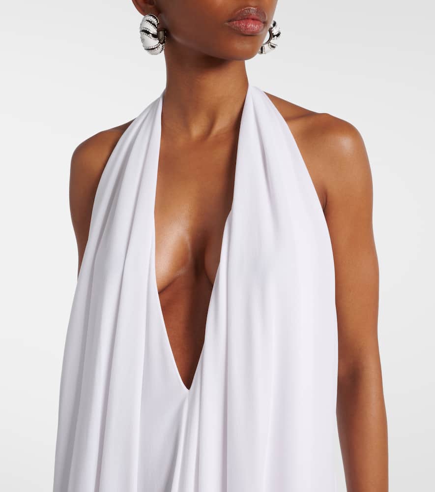 Norma draped maxi dress