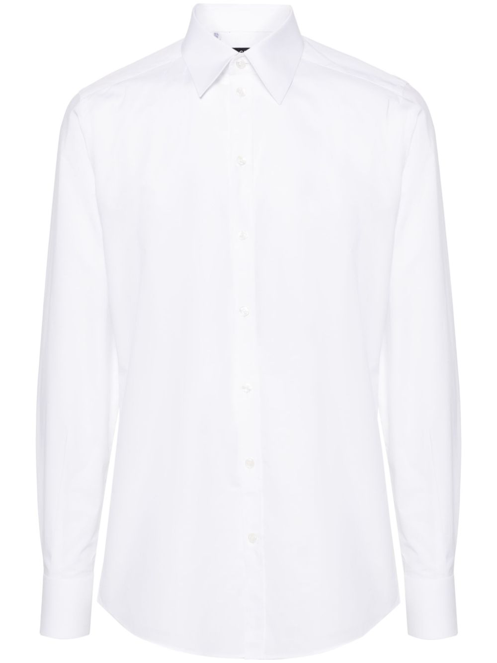 Long-sleeve cotton shirt - White