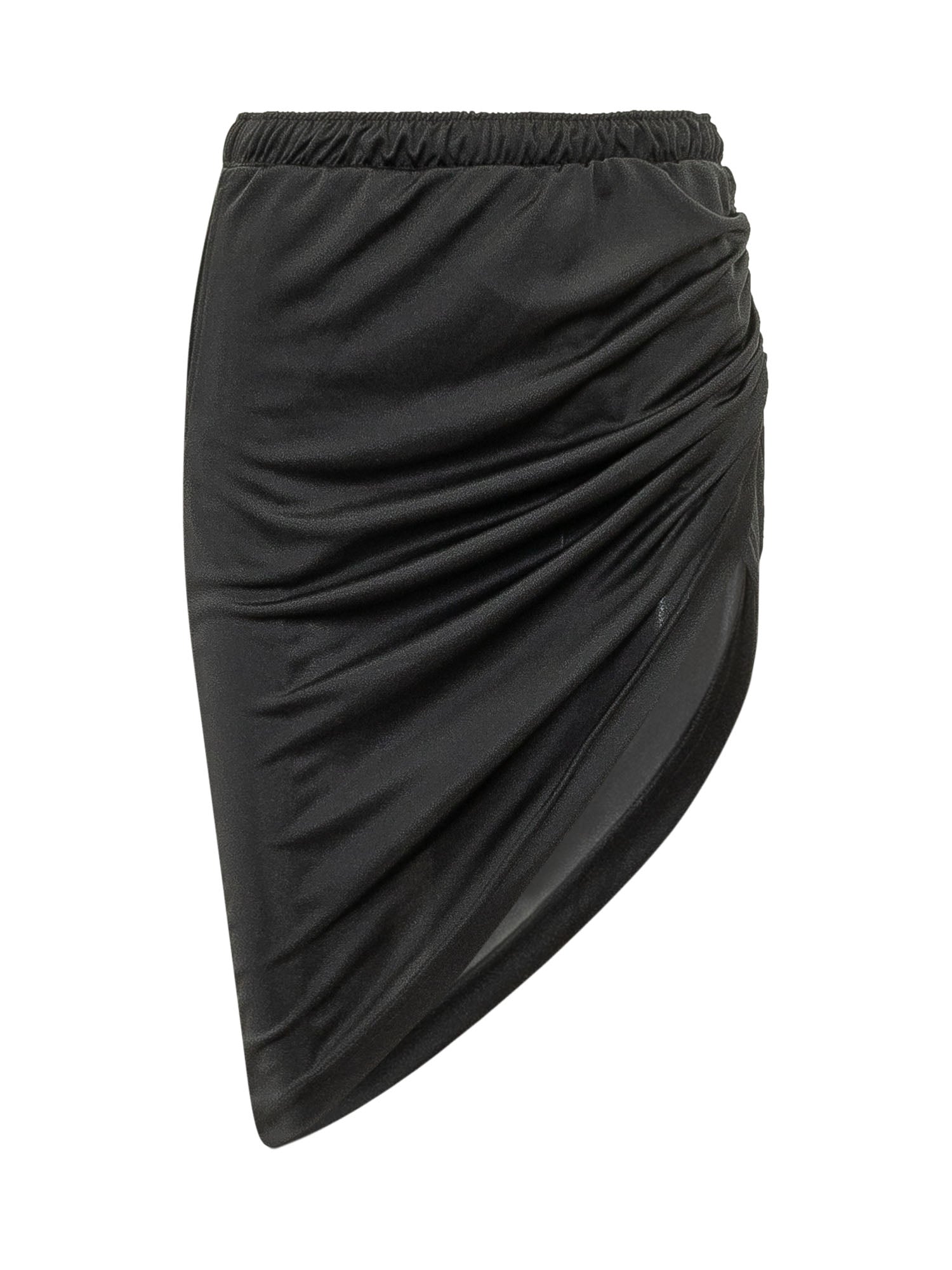 Draped Mini Skirt with Elegant Waist Detail