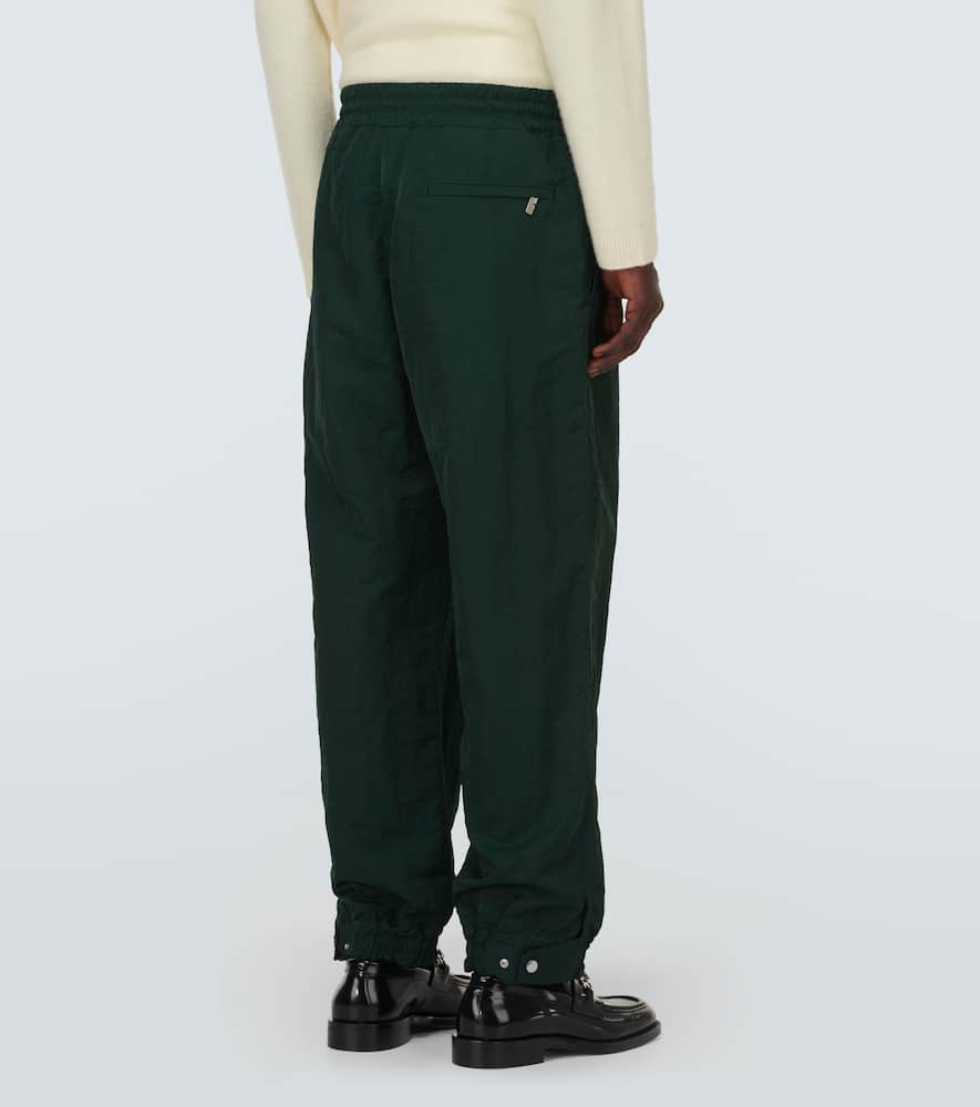 Technical wide-leg pants