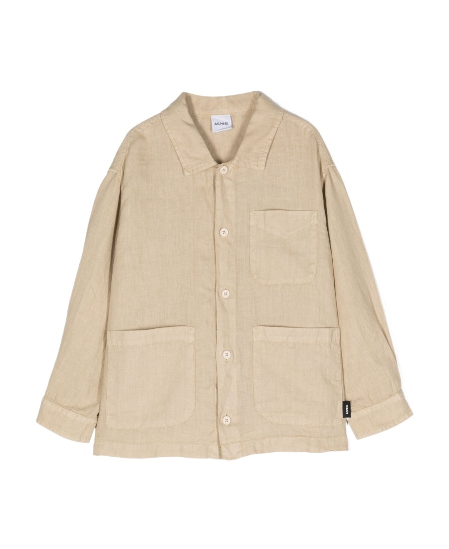 Chest patch-pocket shirt