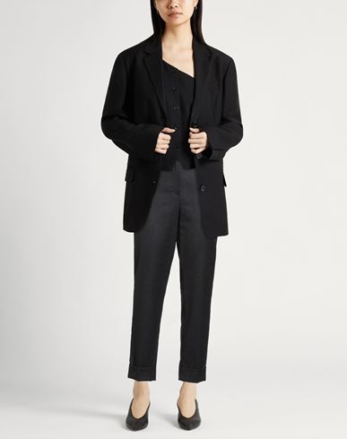 Easy Woman Pants Charcoal Size 2 Virgin Wool