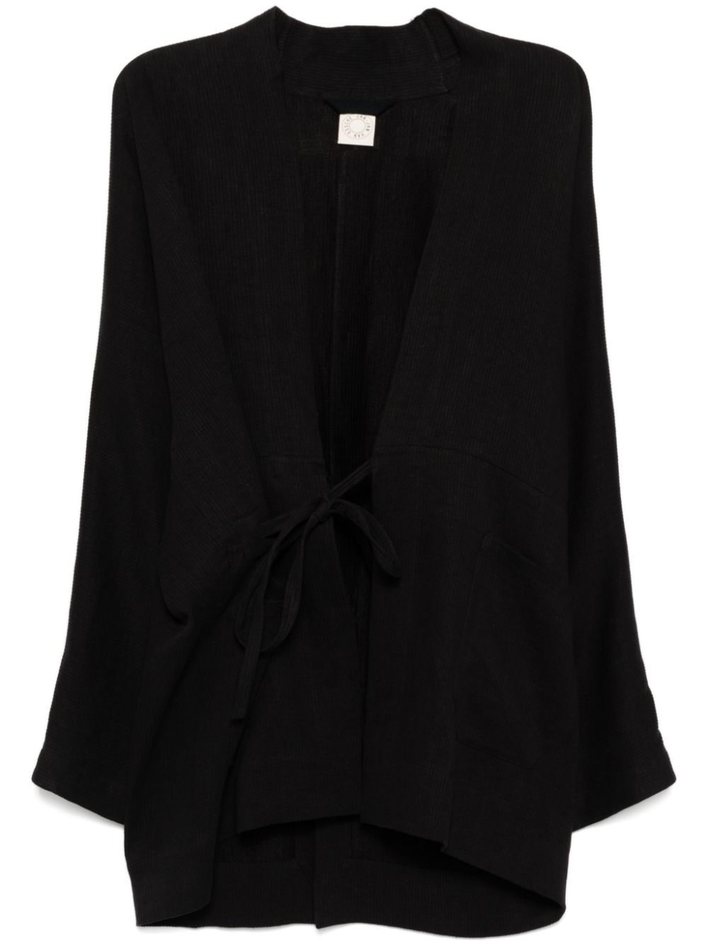 Textured jacket - Black