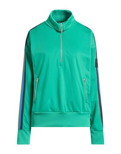 Peuterey. plurals Woman Sweatshirt Green Size 12 Polyester, Polyamide, Elastane