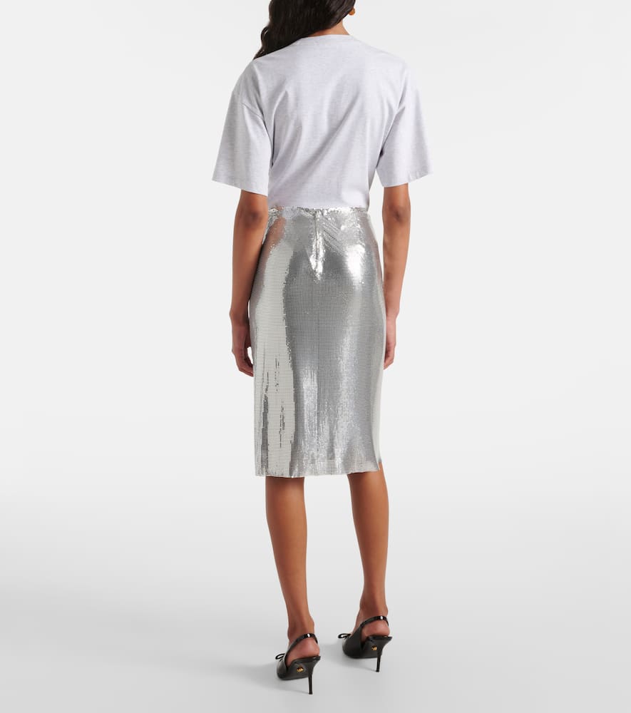 Chainmail pencil skirt