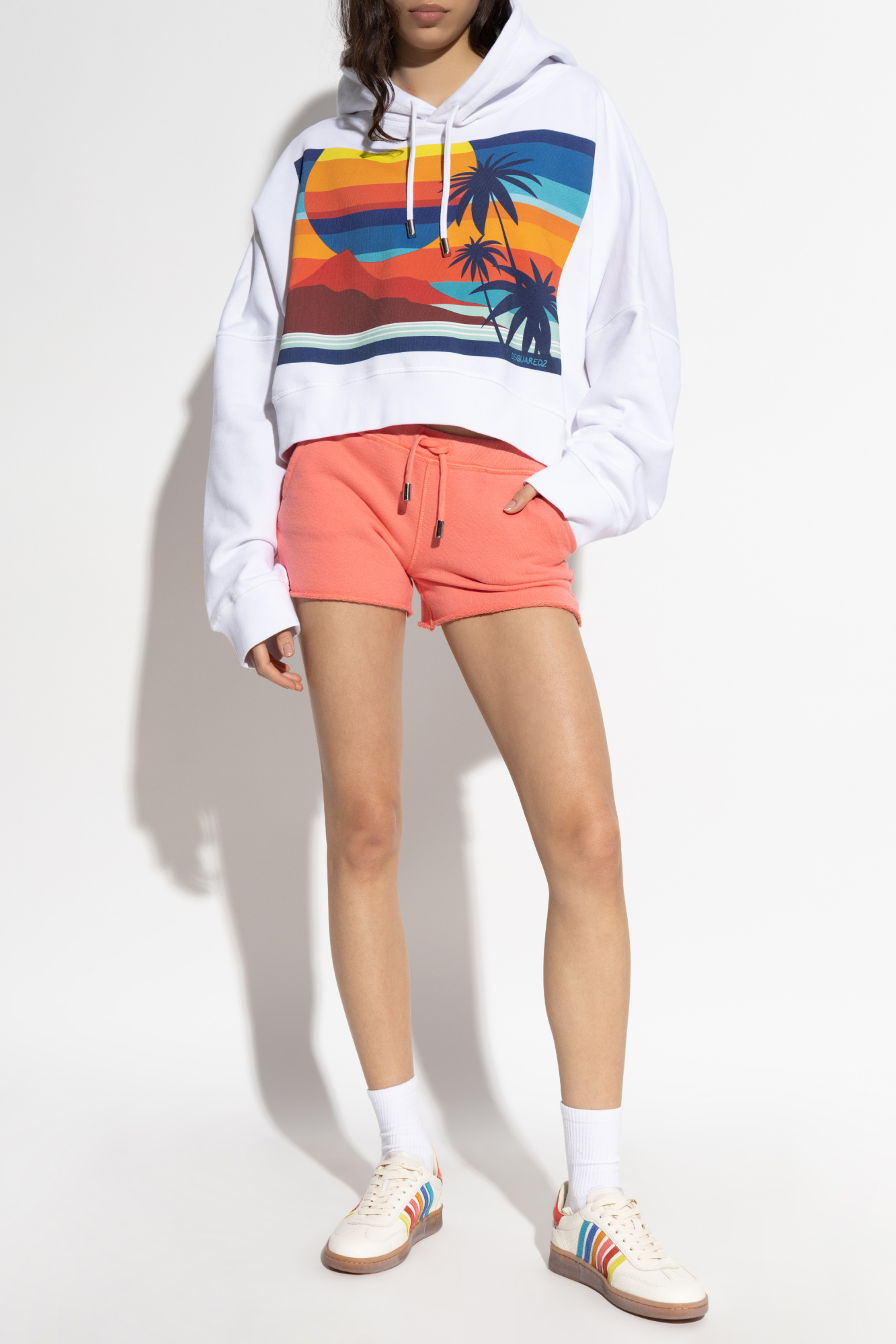 Dsquared2 Sweatshirt Capsule `Summer Lovers`, Women's, White