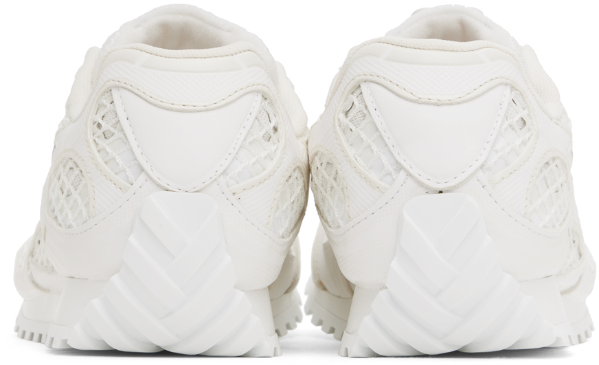 Bottega Veneta White & Off-White Orbit Sneakers