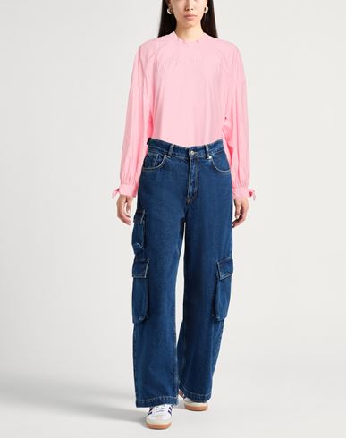 Woman Top Pink Size XS Cotton