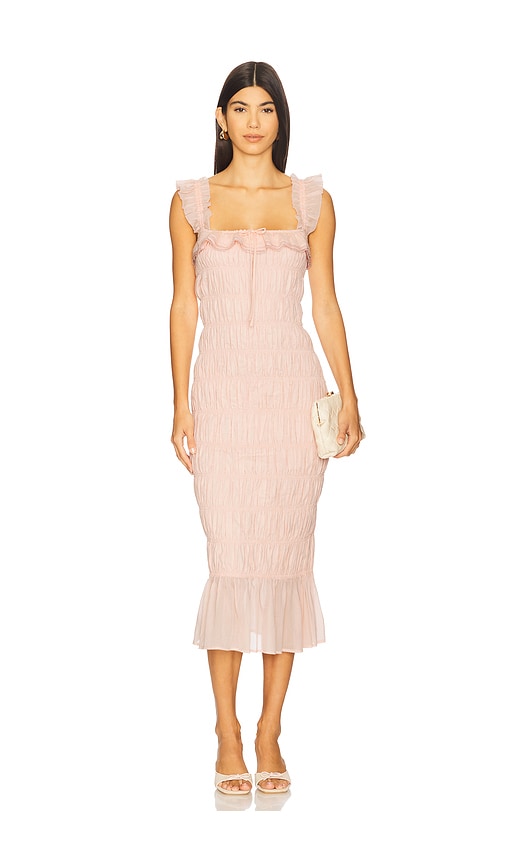 Tularosa Esmie Midi Dress in Lemon. - XL also in