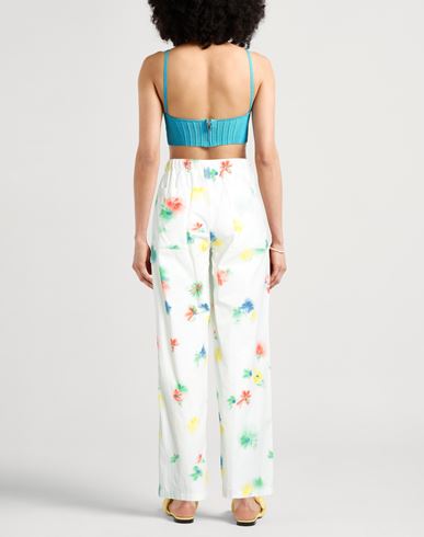 Woman Pants White Size 4 Cotton