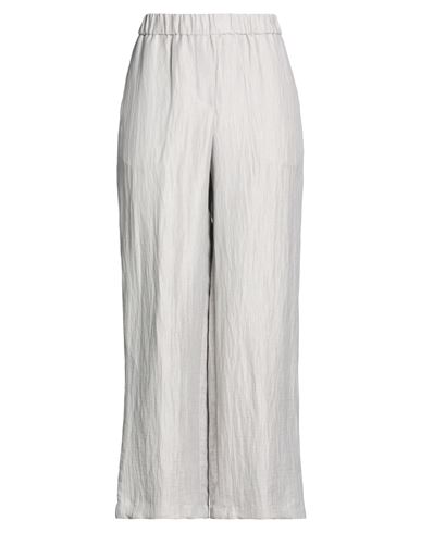 Woman Pants Light grey Size 0 Linen, Polyamide