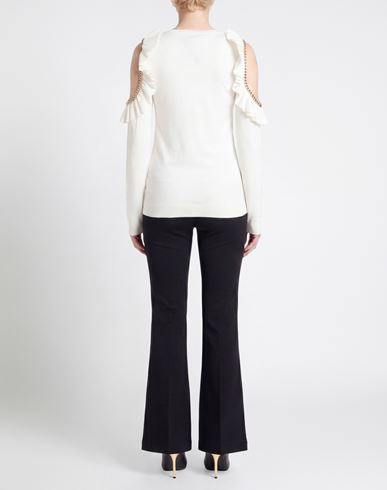 Woman Sweater Ivory Size 4 Viscose, Elastane