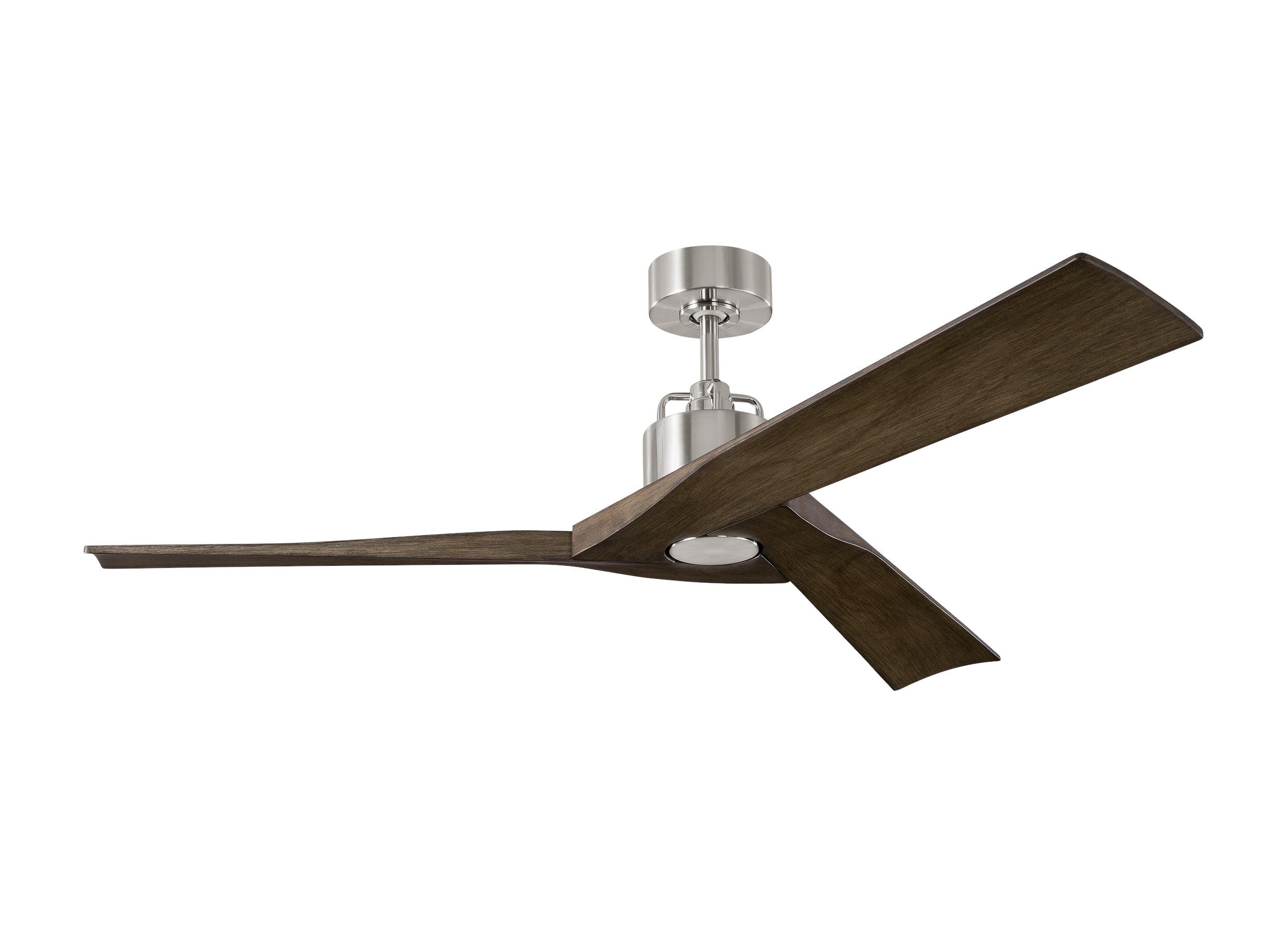 Brushed Steel 52"Ceiling Fan from the Alma Collection
