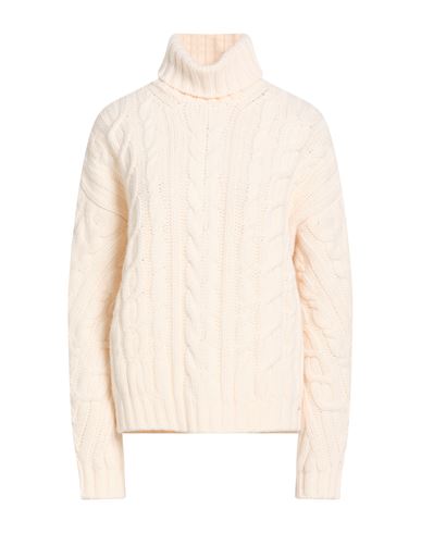 Resort Woman Turtleneck White Size 12 Wool