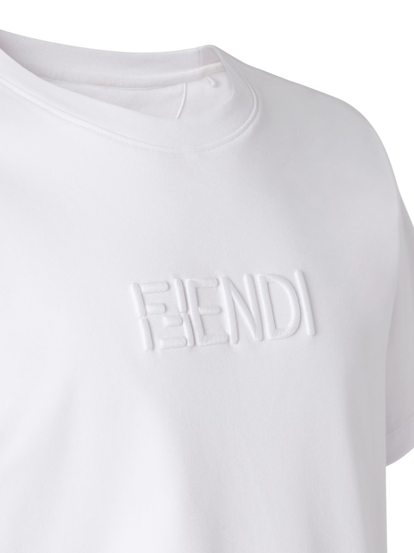 White SLIM FIT T-SHIRT
