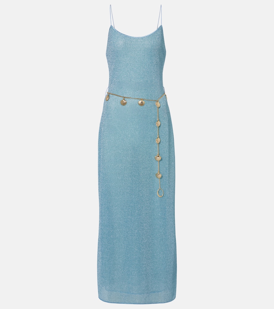 Oséree Lumière belted maxi dress