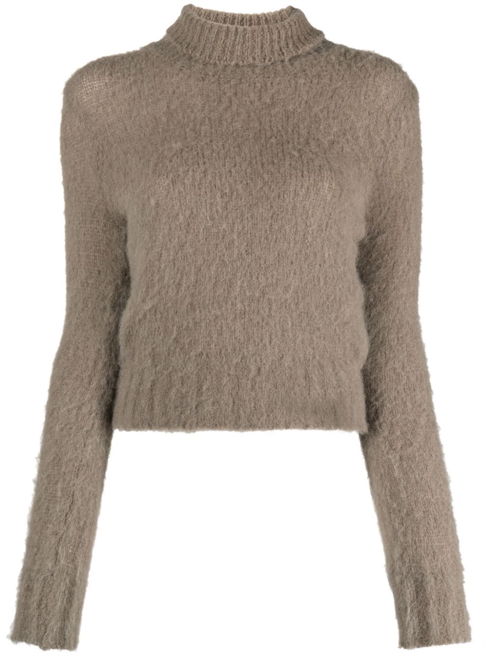 Funnel-neck jumper - Blue