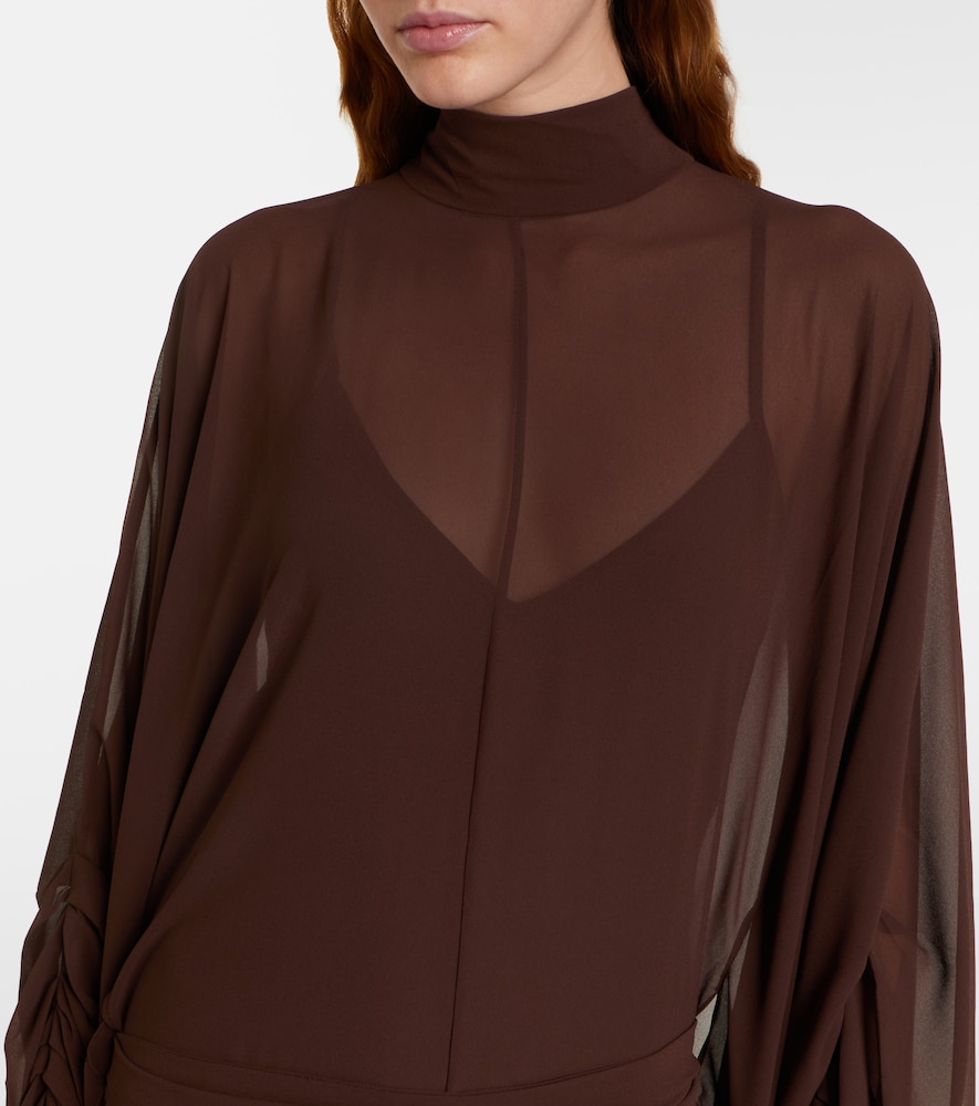 Nila chiffon gown