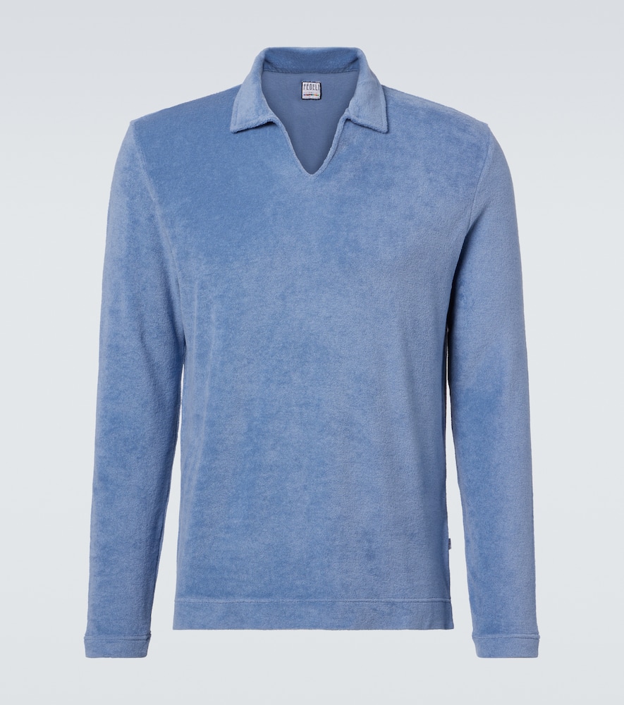 Fedeli Peter cotton terry polo shirt